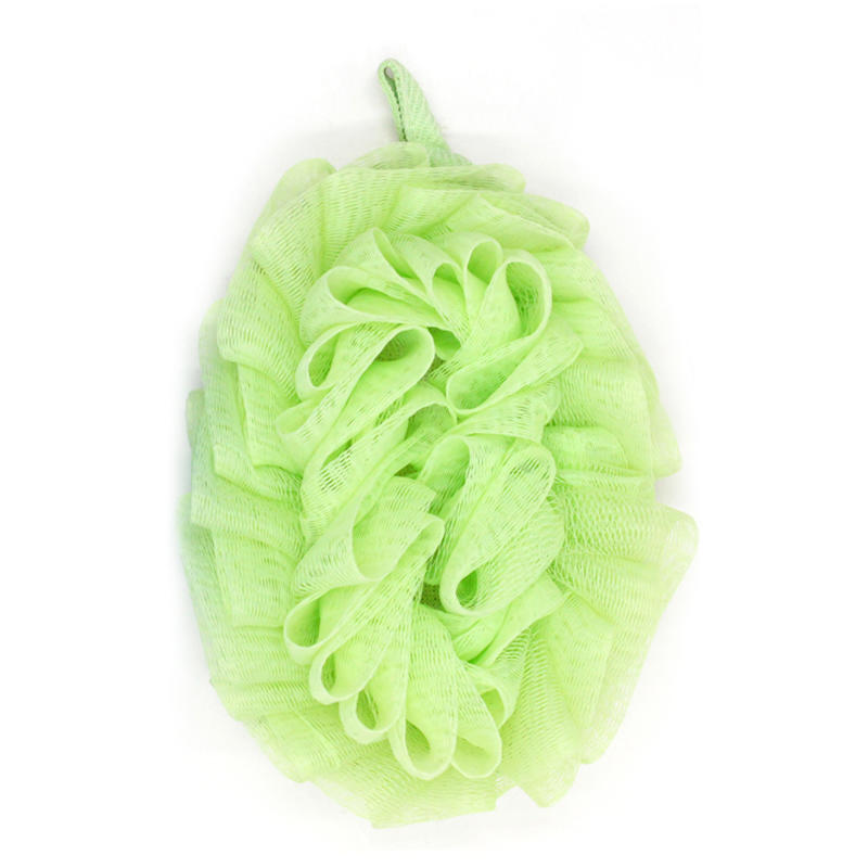 Almohadilla exfoliante corporal de doble cara de tela de rizo, esponja de baño para puf de ducha