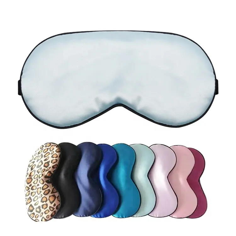 Antifaz para dormir de seda elástica ajustable multicolor
