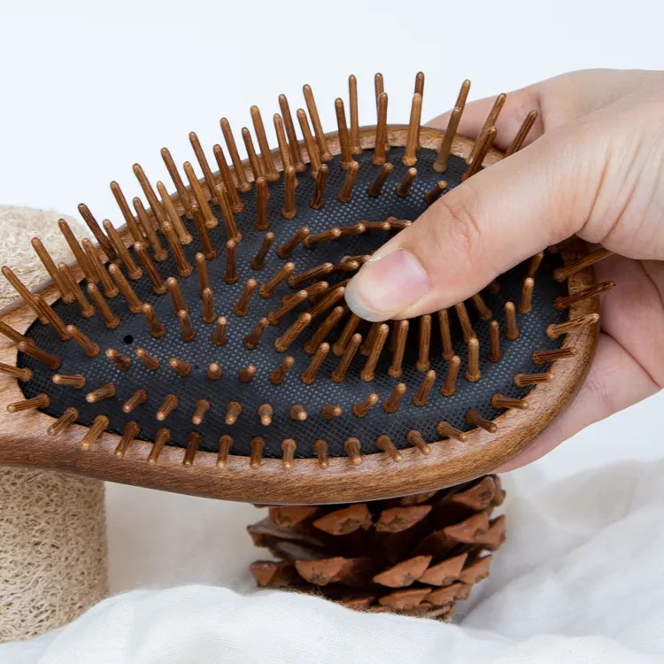 Cepillo de pelo del peine del bolso de aire femenino del hogar del cuero cabelludo del masaje